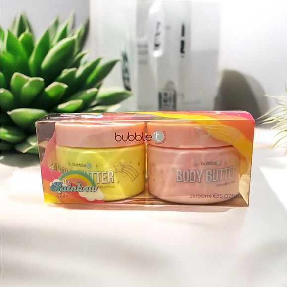 New set of 2 rainbow edition body butter by bubble t - Picture 1 of 1